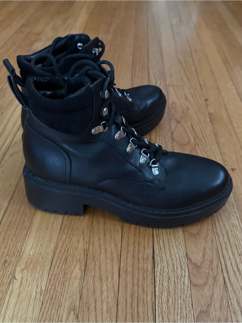 Marc Fisher Black Leather Boot - Picture 5 of 8